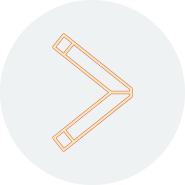 ok simgesinin vektör illüstrasyonu