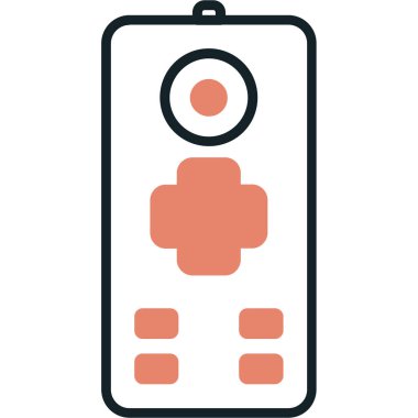 Modern simgenin vektör illüstrasyonu