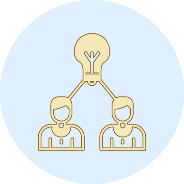 İş konsepti vektör çizgisi simgesi. Beyaz arkaplanda izole vektör illüstrasyonu.