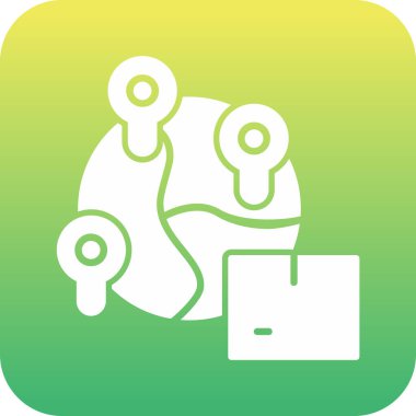 Modern simgenin vektör illüstrasyonu