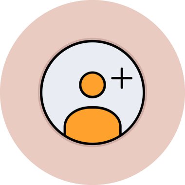 Çizgi film simgesinin vektör çizimi