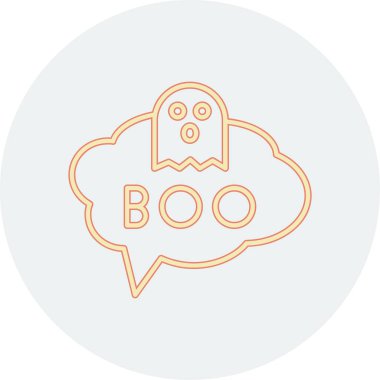 Bir Cadılar Bayramı simgesinin vektör illüstrasyonu