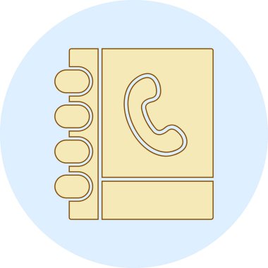 Telefon çağrı ikonu. vektör illüstrasyonu