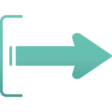 Sağa dön simgesi. vektör biçimi iki renkli düz simge, yuvarlak açılar, yumuşak mavi renkler, beyaz arkaplan.