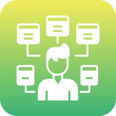 vektör illüstrasyonu, insanların simge ögesi