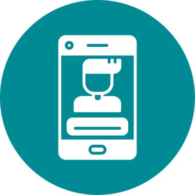 cep telefonu ikonu vektör illüstrasyonu