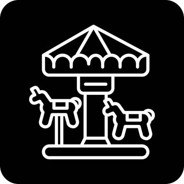 Sirk simgesinin vektör çizimi