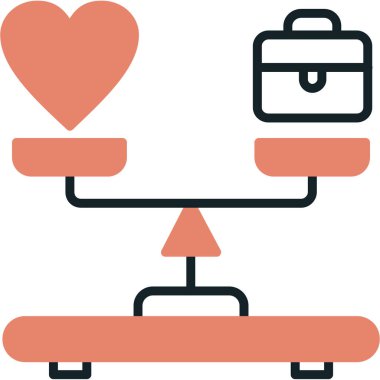 Aşk kalp ikonu ana hatlarıyla