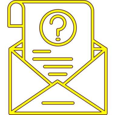 ileti ikonu vektör illüstrasyonu