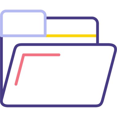 Dosya. Web simgesi basit illüstrasyon