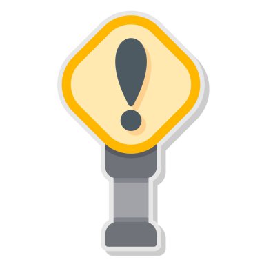 ünlem işareti simgesi, çizgi film biçimi