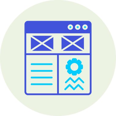 Web tasarımı. Web simgesi