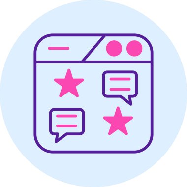 seo modern simgesinin vektör illüstrasyonu