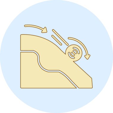 Yol simgesi, vektör illüstrasyonu