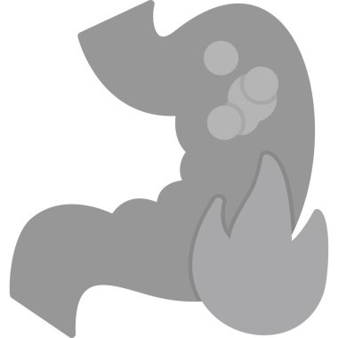 Katı bir köpek kemiği ikonu