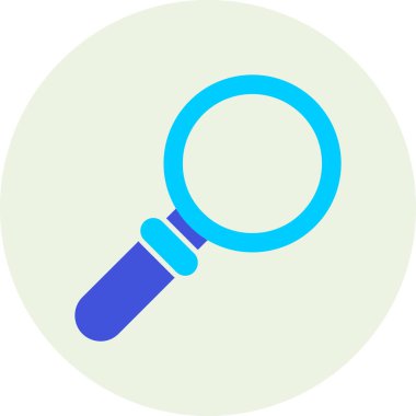 Arama simgesi vektör illüstrasyonu