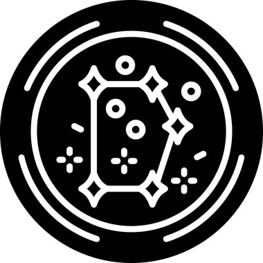 Modern b 'nin vektör illüstrasyonu pizza ikonundan yoksun