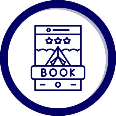 Kitap. Web simgesi basit illüstrasyon