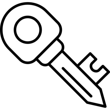 Anahtar. Web simgesi basit tasarım