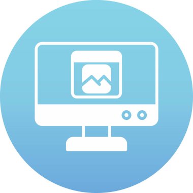 vektör ekran simgesi