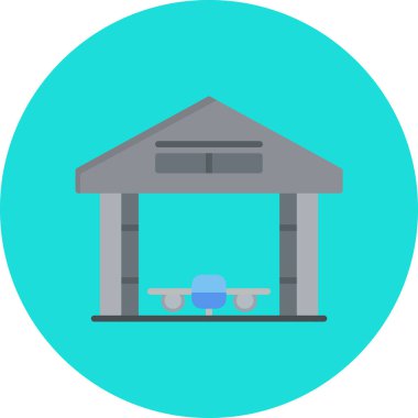 Bir binanın vektör illüstrasyonu