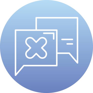 sohbet web simgesi basit tasarımı