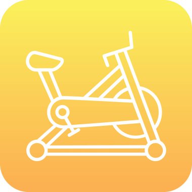 Sarı bir simgenin vektör illüstrasyonu