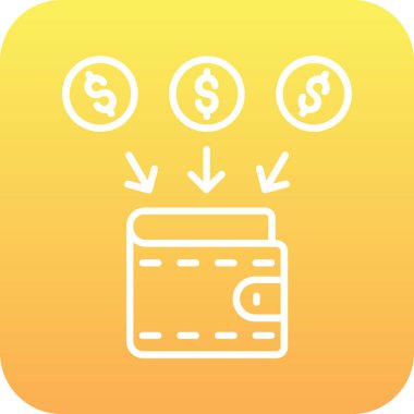 para dolar vektör simgesi