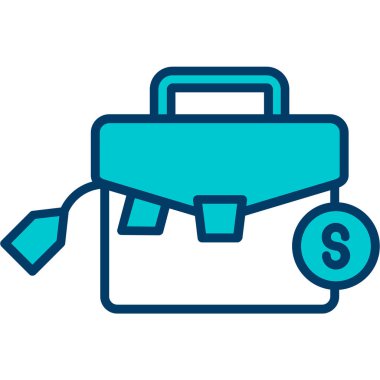 çanta çanta dolar simgesi doldurulmuş taslak biçimi