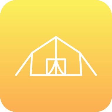 Benzersiz ev ikonu vektör illüstrasyonu