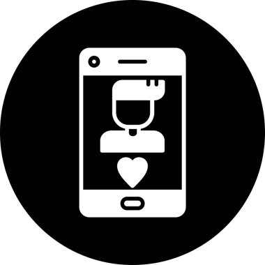 Vektör Mobil simge illüstrasyonu