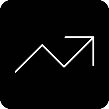 Beyaz arkaplanda izole edilmiş ok simgesi, vektör illüstrasyonu