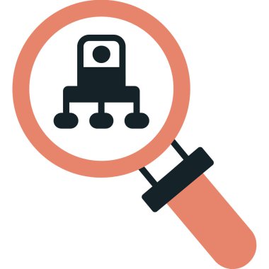 seo modern simgesinin vektör illüstrasyonu