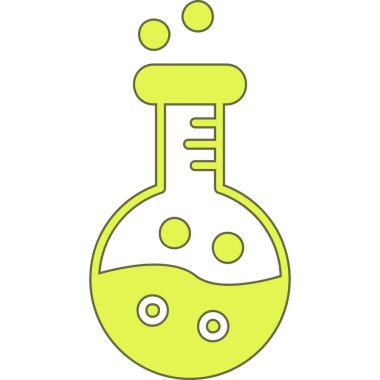 Kimya şişesi. Basit tasarım