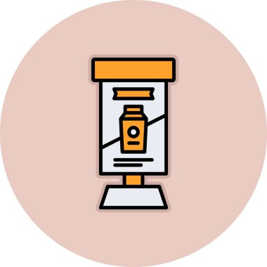 Modern simgenin vektör illüstrasyonu