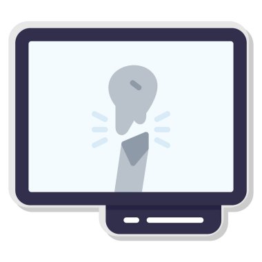 Akıllı telefon simgesi vektör illüstrasyon tasarımlı bilgisayar