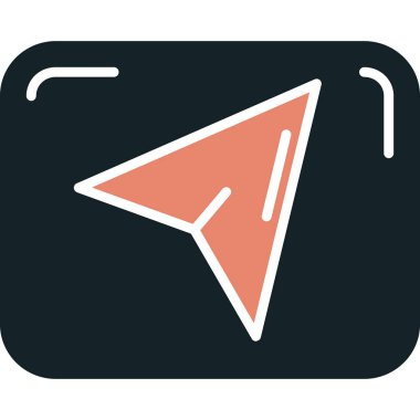 İmleç. Web simgesi basit illüstrasyon