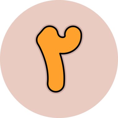 Bir karikatür ve dişin vektör çizimi