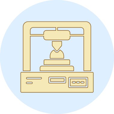 yazıcı vektörü simgesi modern basit vektör