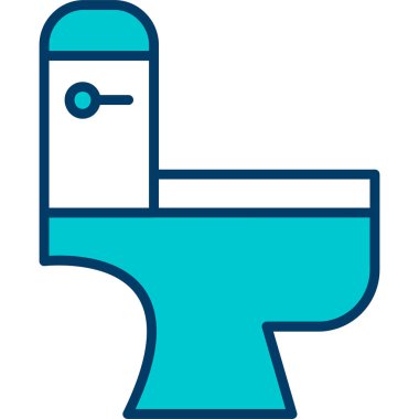 tuvalet ikonu vektör illüstrasyonu