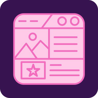 seo modern simgesinin vektör illüstrasyonu