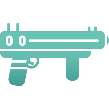 Silah. Web simgesi basit illüstrasyon