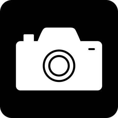 kamera fotoğraf simgesi ana hatlar biçiminde