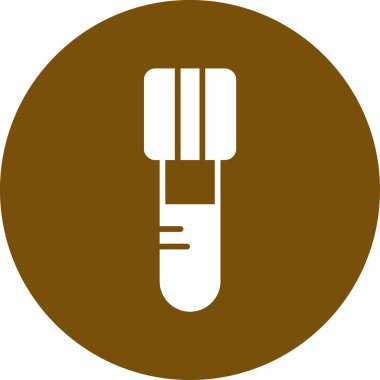 Fırça simgesi vektör illüstrasyonu