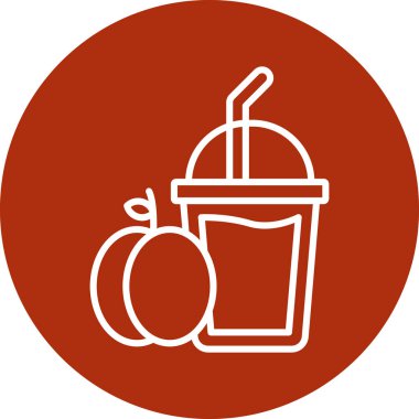 Gıda simgesinin vektör illüstrasyonu