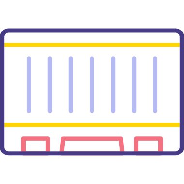 Ağ simgesi. vektör illüstrasyonu