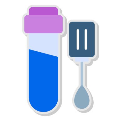 Damlatıcıyla test tüpü