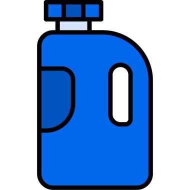 Şişe. Web simgesi basit illüstrasyon