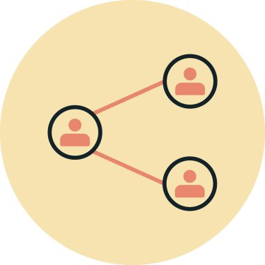 şebeke. Web simgesi basit illüstrasyon