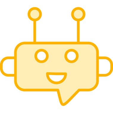 Konuş. Web simgesi basit illüstrasyon